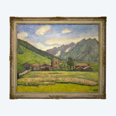 Arturo Tosi (Busto Arsizio, 1871 - Milan, 1956) "Barzesto", 1923