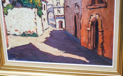 Pierre MOLINIER, Gasse in einem Dorf