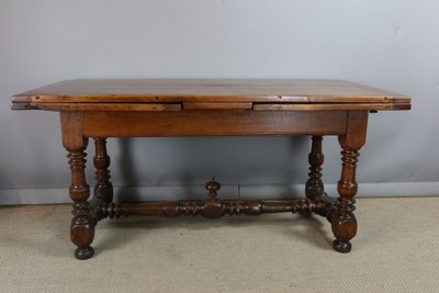 Louis XIII style table with extensions
