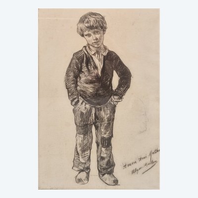 Ulysse BUTIN - Portrait d'un garçon pêcheur