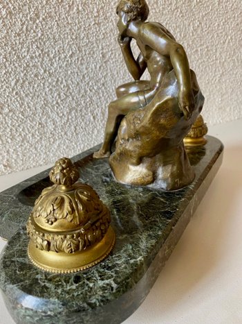 Bronzo "Il pensatore" di Julien Monier