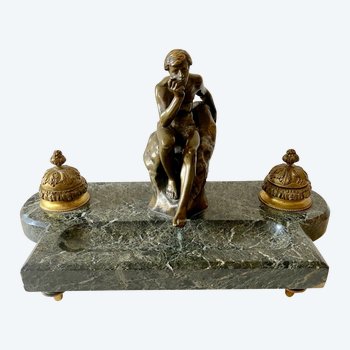 Bronze "Der Denker " von Julien Monier