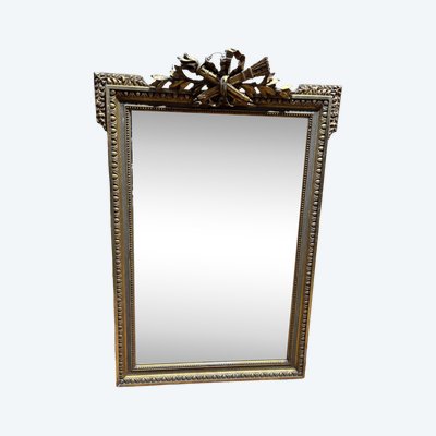Specchio rettangolare in stile Luigi XVI