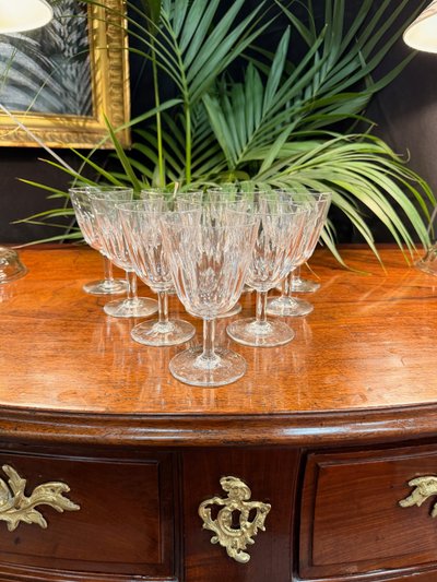 Baccarat - 10 bicchieri da acqua - modello Cassino