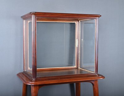 Mahagoni-Vitrine, Jugendstil – 1900
