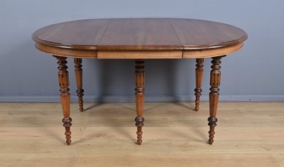 Table à Allonges en Noyer, style Louis-Philippe – Fin XIXe