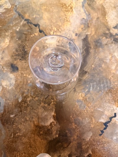 Daum - 6 cognac glasses - crystal - Bolero model