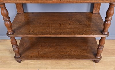 Sideboard aus Eiche, Stil Louis-Philippe – Ende des 19. Jahrhunderts