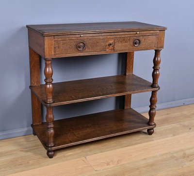 Sideboard aus Eiche, Stil Louis-Philippe – Ende des 19. Jahrhunderts