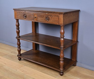 Sideboard aus Eiche, Stil Louis-Philippe – Ende des 19. Jahrhunderts