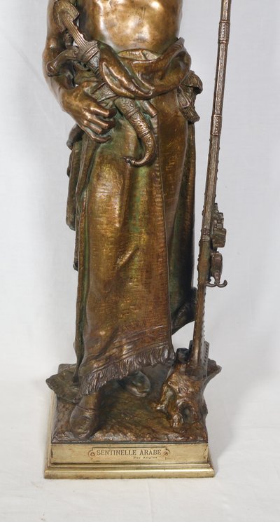 Sentinella araba in bronzo di Anglès, fine XIX secolo