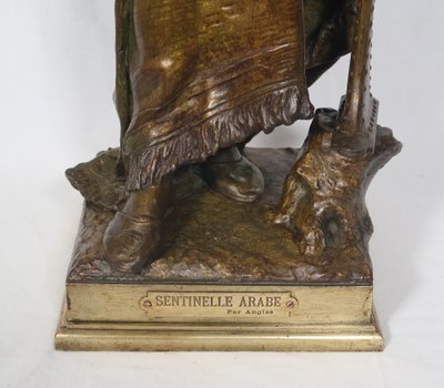 Sentinella araba in bronzo di Anglès, fine XIX secolo