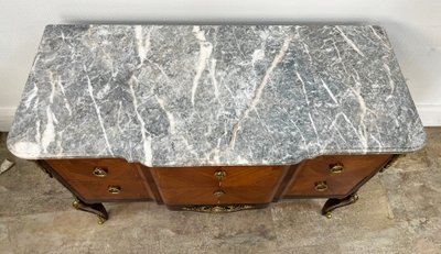 Commode style transition en marqueterie estampillé FRANCOIS DAIDÉ