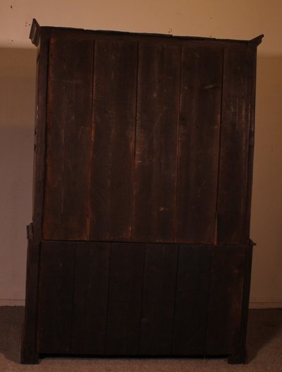 Pressa per lino in quercia del XVIII secolo