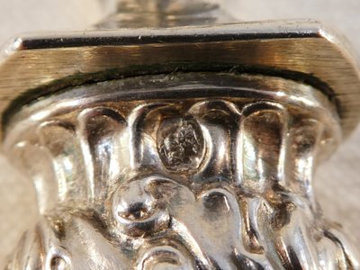 Posate da portata in argento massiccio, XIX secolo