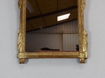  Gilded wood mirror, Louis XVI style - Early XXth century