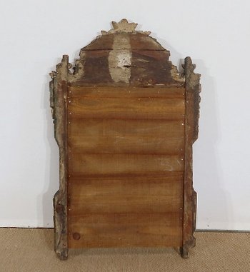  Gilded wood mirror, Louis XVI style - Early XXth century