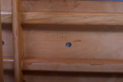 Banc en Chêne et Cuir Cognac Børge Mogensen