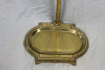 Serviteur de cheminée en bronze de style Louis XVI époque 19ème