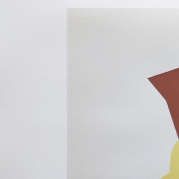 1970 Original Beautiful Man Ray "Concrete Mixer" Limited Edition Lithograph