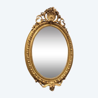 Miroir Napoléon III ovale 62*97cm