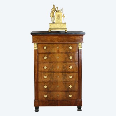 Semainier en acajou époque Empire