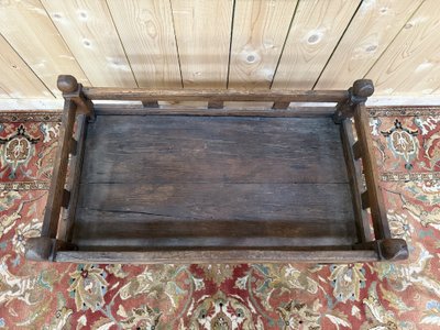 Solid oak planter