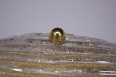 Large Murano Ice Glass Ceiling Light