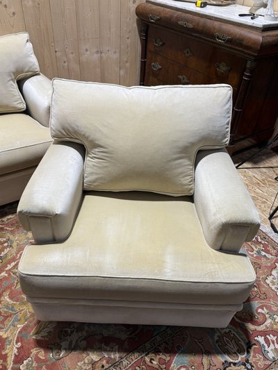 Salon canapé et deux fauteuils SCHWARTZ