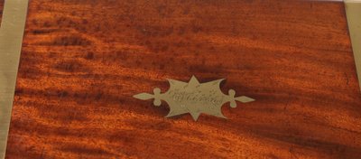 Mahogany Marine Or Campaign Writing Slope With A Hidden Compartment, 19th Century