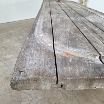 Grande table fin 19ème provenant d'une fromagerie d'alpage 
