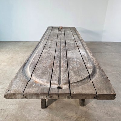 Grande table fin 19ème provenant d'une fromagerie d'alpage 