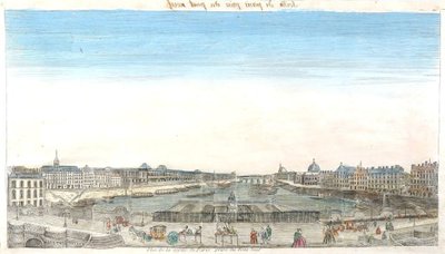 Vue d'Optique Sortie De Paris prise Du Pont Neuf