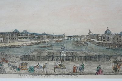 Vue d'Optique Sortie De Paris prise Du Pont Neuf