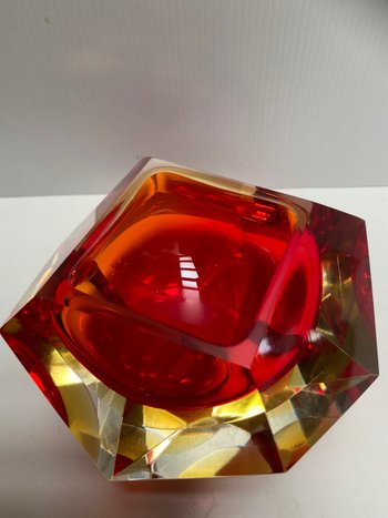 TASCHENLEERER ODER ASCHENBECHER SOMMERSO MURANO VON FLÁVIO POLI