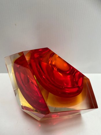 TASCHENLEERER ODER ASCHENBECHER SOMMERSO MURANO VON FLÁVIO POLI