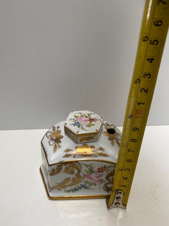 ENCRIER PORCELAINE 