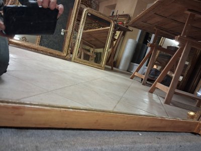 Miroir époque   XIX     196 x 140