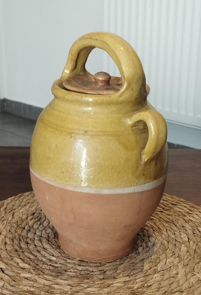 Jug, pitcher, earthenware jug, small water pitcher, glazed stoneware