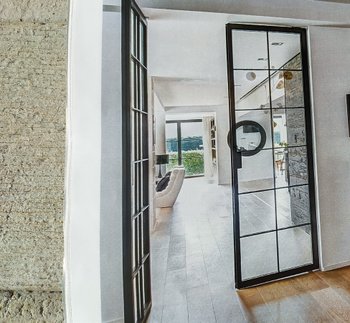 Tetti in vetro antico per lo studio Loft Orangery