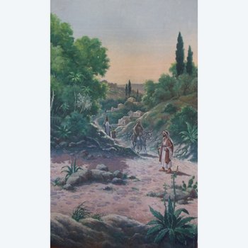 Palestine.Paysage animé.