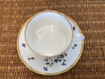 Teetasse aus Porzellan.