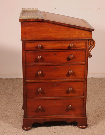 regency mahagoni davenport circa 1810 mit mechanismus