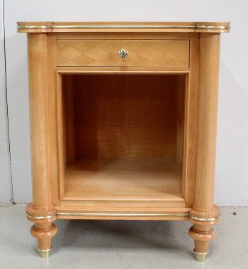 Petit Meuble de Salon en Sycomore, signé J. Leleu – 1950