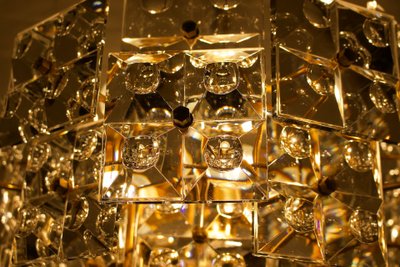 Kronleuchter aus vergoldetem optischem Kristall von Kinkeldey
