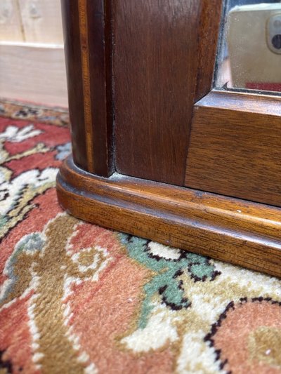 Miroir de cheminée bois