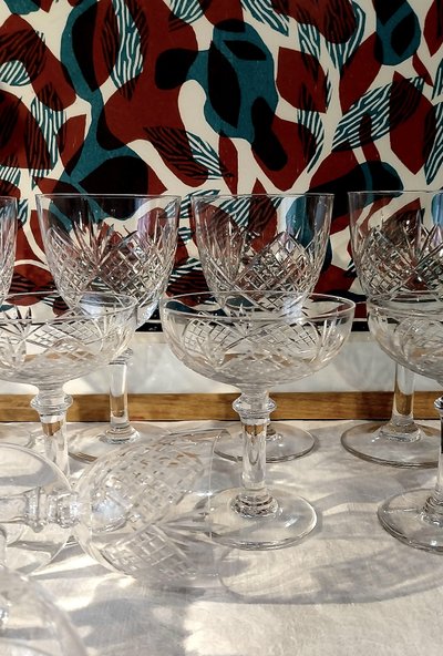 Set di bicchieri di cristallo Saint-Louis