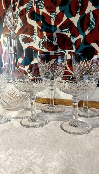Set di bicchieri di cristallo Saint-Louis