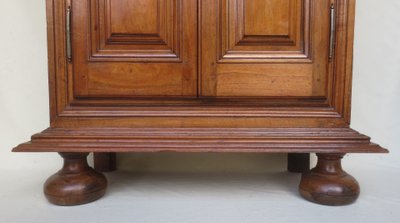 Walnut armoirette, 17th century.