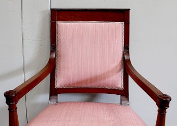 Coppia di Poltrone in Mogano, Epoca Consolare - Inizio XIX Secolo